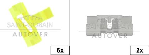 BINDER A61VOL8829C - Retaining Clip, windows car-mod.net