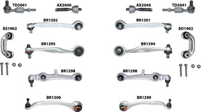 Birth BRAUDI/5 - Repair Kit, wheel suspension car-mod.net