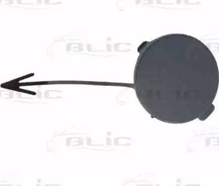 BLIC 5513-00-9534920P - Bumper Cover, towing device car-mod.net