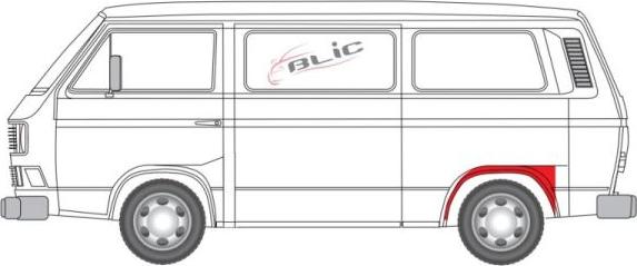 BLIC 6504-03-9557593K - Inner Wing Panel car-mod.net