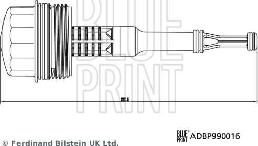 Blue Print ADBP990016 - Cap, oil filter housing car-mod.net