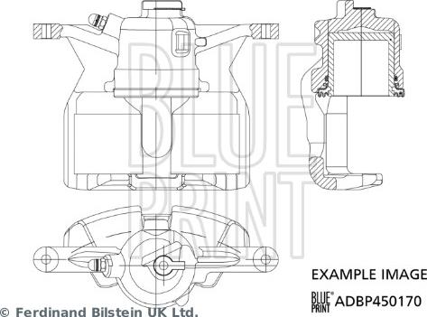 Blue Print ADBP450170 - Brake Caliper car-mod.net