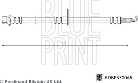 Blue Print ADBP530046 - Brake Hose car-mod.net