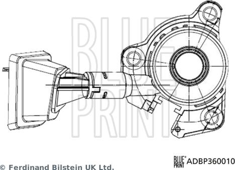 Blue Print ADBP360010 - Central Slave Cylinder, clutch car-mod.net