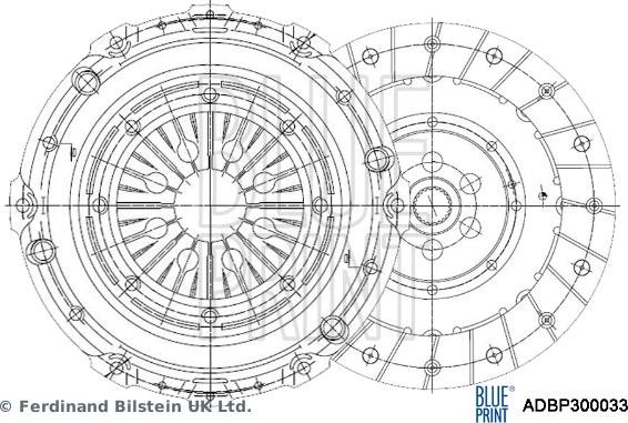 Blue Print ADBP300033 - Clutch Kit car-mod.net