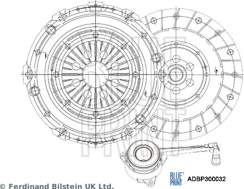Blue Print ADBP300032 - Clutch Kit car-mod.net