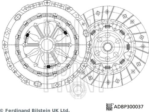 Blue Print ADBP300037 - Clutch Kit car-mod.net