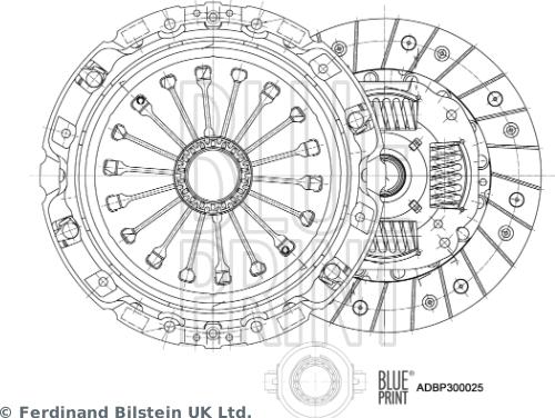 Blue Print ADBP300025 - Clutch Kit car-mod.net