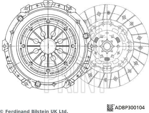 Blue Print ADBP300104 - Clutch Kit car-mod.net