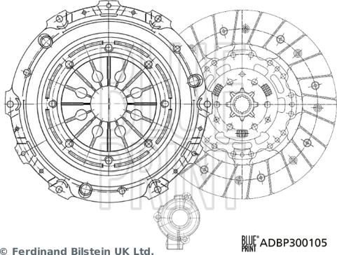Blue Print ADBP300105 - Clutch Kit car-mod.net