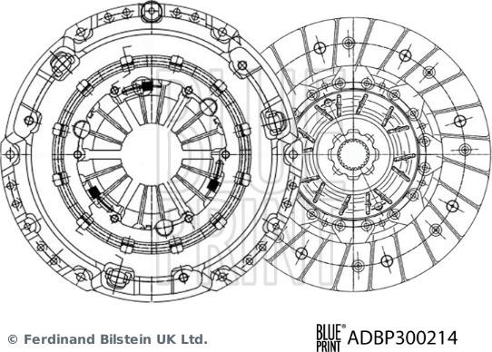 Blue Print ADBP300214 - Clutch Kit car-mod.net