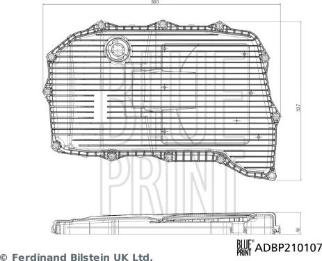 Blue Print ADBP210107 - Hydraulic Filter, automatic transmission car-mod.net