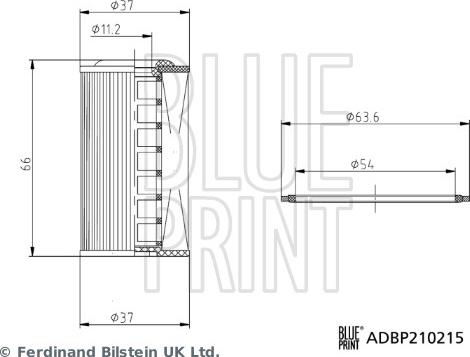 Blue Print ADBP210215 - Hydraulic Filter, automatic transmission car-mod.net