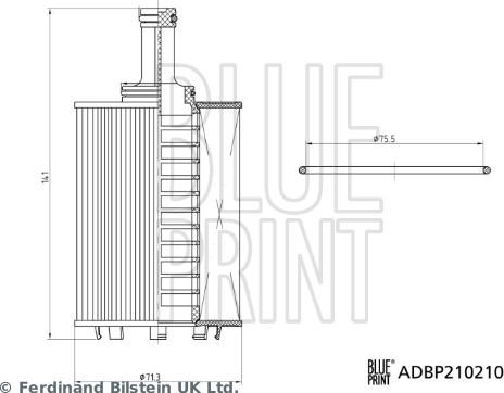 Blue Print ADBP210210 - Oil Filter car-mod.net