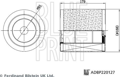 Blue Print ADBP220127 - Engine Air Filter car-mod.net