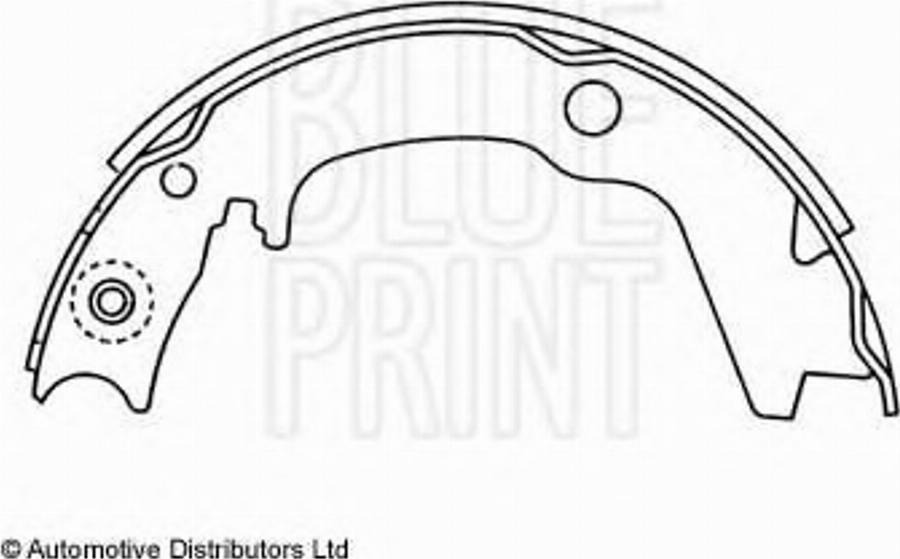 Blue Print ADC44121 - Drum Brake Shoe Set car-mod.net
