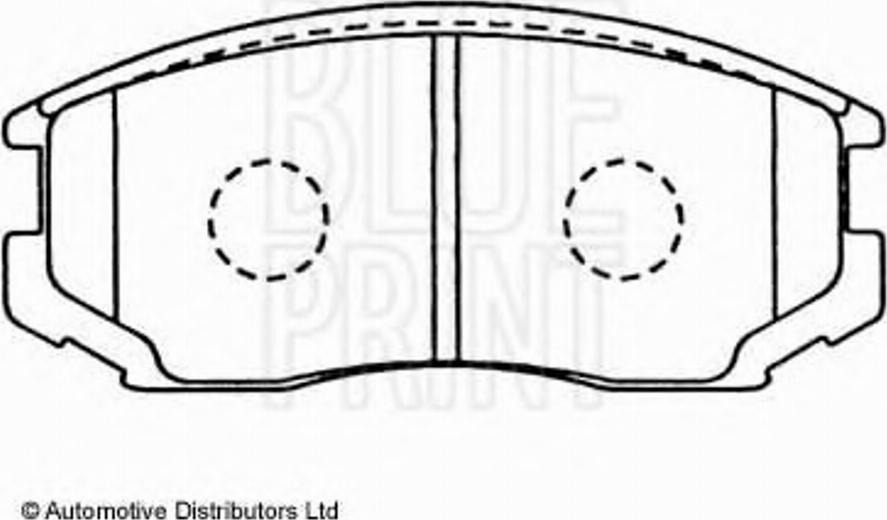Blue Print ADD64222 - Brake Pad Set, disc brake car-mod.net