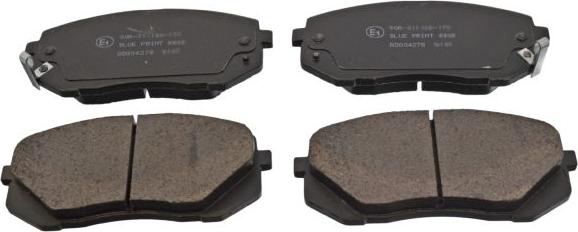 Blue Print ADG04278 - Brake Pad Set, disc brake car-mod.net