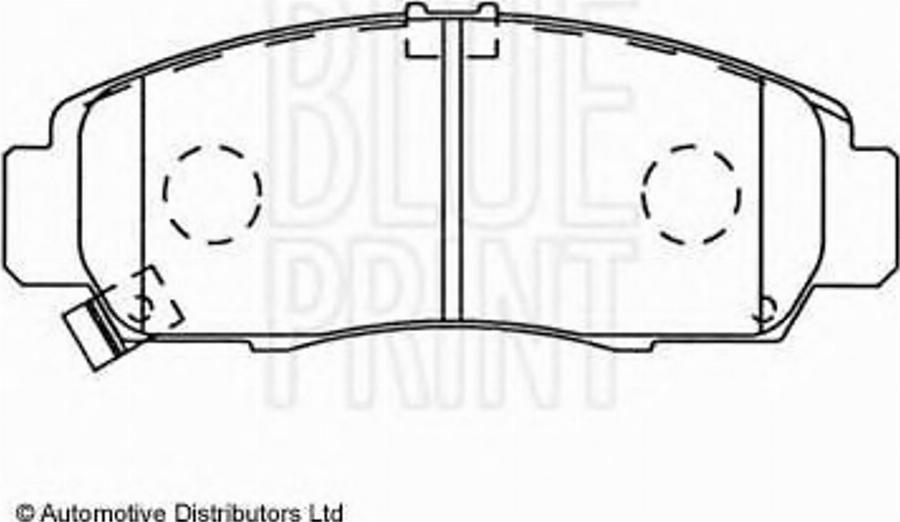 Blue Print ADH24259 - Brake Pad Set, disc brake car-mod.net