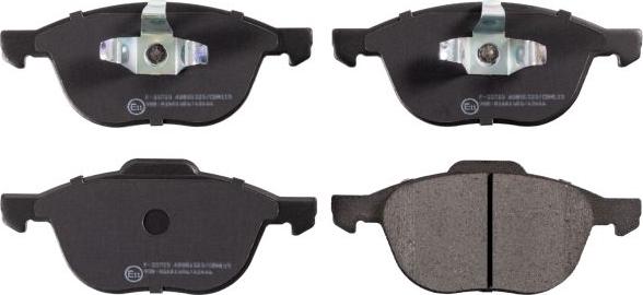 Blue Print ADM54282 - Brake Pad Set, disc brake car-mod.net
