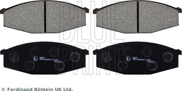 Blue Print ADN14248 - Brake Pad Set, disc brake car-mod.net