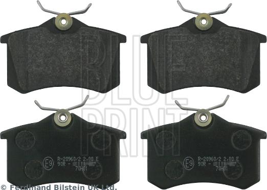 Blue Print ADR164201 - Brake Pad Set, disc brake car-mod.net