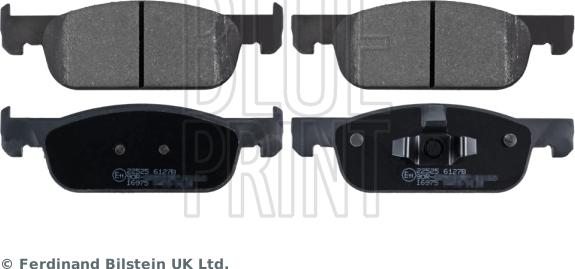 Blue Print ADR164219 - Brake Pad Set, disc brake car-mod.net