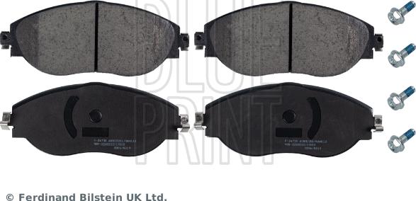 Blue Print ADV184290 - Brake Pad Set, disc brake car-mod.net