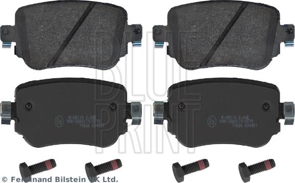 Blue Print ADV184250 - Brake Pad Set, disc brake car-mod.net