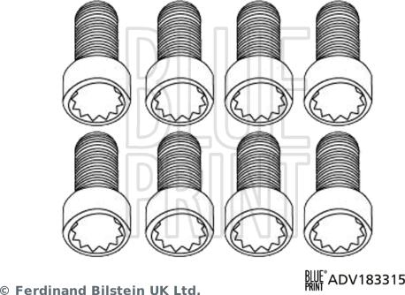 Blue Print ADV183315 - Screw Set, flywheel car-mod.net