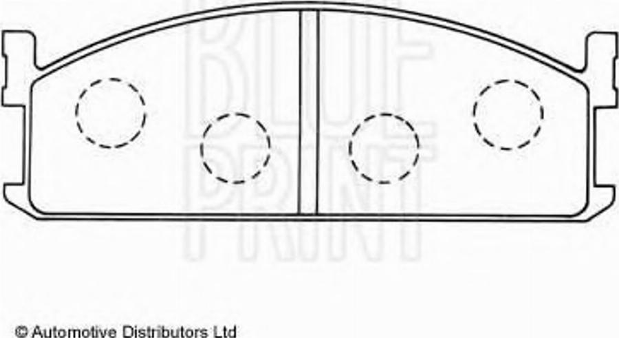 Blue Print ADZ94201 - Brake Pad Set, disc brake car-mod.net