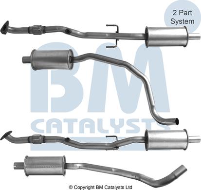 BM Catalysts BM50970 - Exhaust Pipe car-mod.net