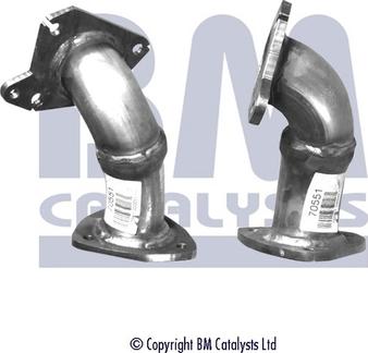 BM Catalysts BM70551 - Exhaust Pipe car-mod.net