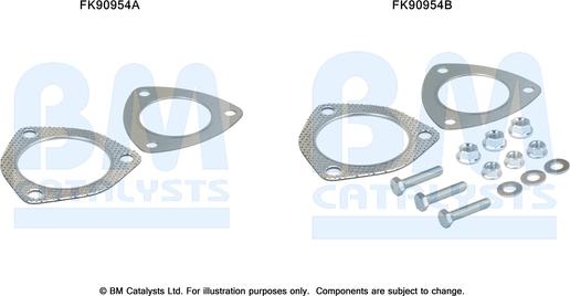 BM Catalysts FK90954 - Mounting Kit, catalytic converter car-mod.net