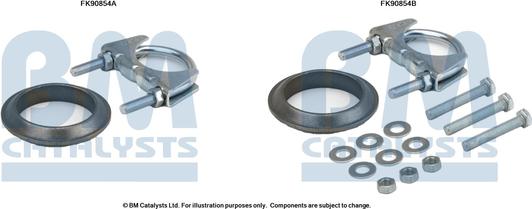 BM Catalysts FK90854 - Mounting Kit, catalytic converter car-mod.net