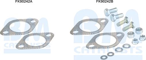 BM Catalysts FK90242 - Mounting Kit, catalytic converter car-mod.net