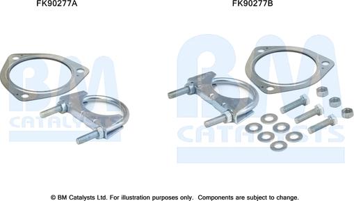 BM Catalysts FK90277 - Mounting Kit, catalytic converter car-mod.net