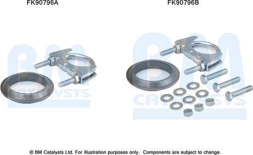 BM Catalysts FK90796 - Mounting Kit, catalytic converter car-mod.net