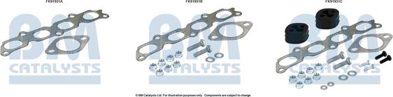 BM Catalysts FK91931 - Mounting Kit, catalytic converter car-mod.net