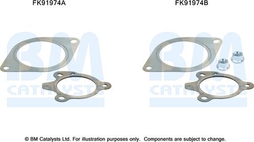 BM Catalysts FK91974 - Mounting Kit, catalytic converter car-mod.net