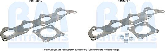 BM Catalysts FK91486 - Mounting Kit, catalytic converter car-mod.net