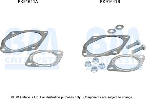 BM Catalysts FK91641 - Mounting Kit, catalytic converter car-mod.net