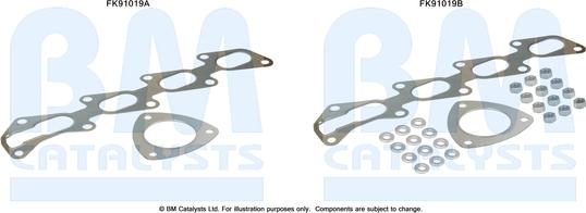 BM Catalysts FK91019 - Mounting Kit, catalytic converter car-mod.net