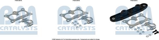 BM Catalysts FK91391 - Mounting Kit, catalytic converter car-mod.net
