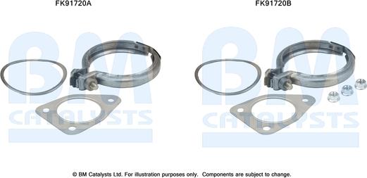 BM Catalysts FK91720 - Mounting Kit, catalytic converter car-mod.net