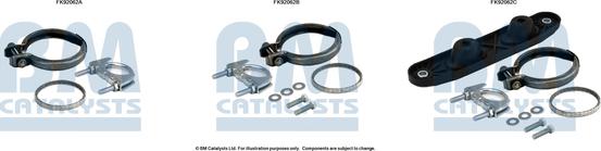 BM Catalysts FK92062 - Mounting Kit, catalytic converter car-mod.net
