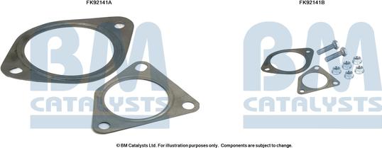 BM Catalysts FK92141 - Mounting Kit, catalytic converter car-mod.net
