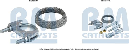 BM Catalysts FK92840 - Mounting Kit, catalytic converter car-mod.net