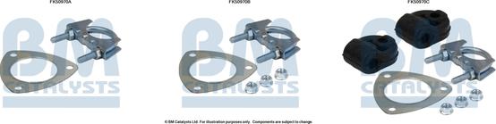 BM Catalysts FK50970 - Mounting Kit, exhaust pipe car-mod.net