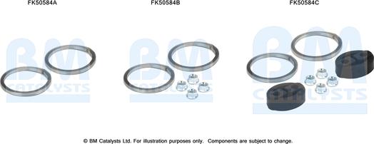 BM Catalysts FK50584 - Mounting Kit, exhaust pipe car-mod.net